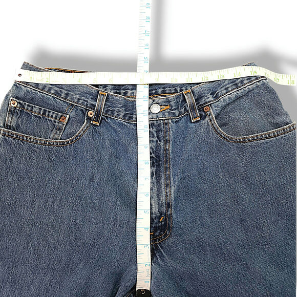 Levi’s 560 Comfort-Fit Taper Jean W34 L32 Dark Stonewash Loose Baggy Y2K Vintage - Picture 9 of 11